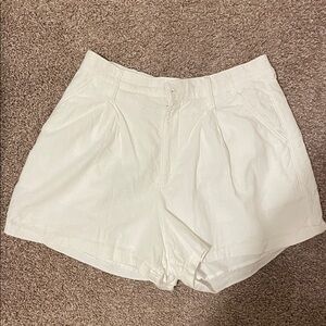 Hollister Women's High Waist White Shorts